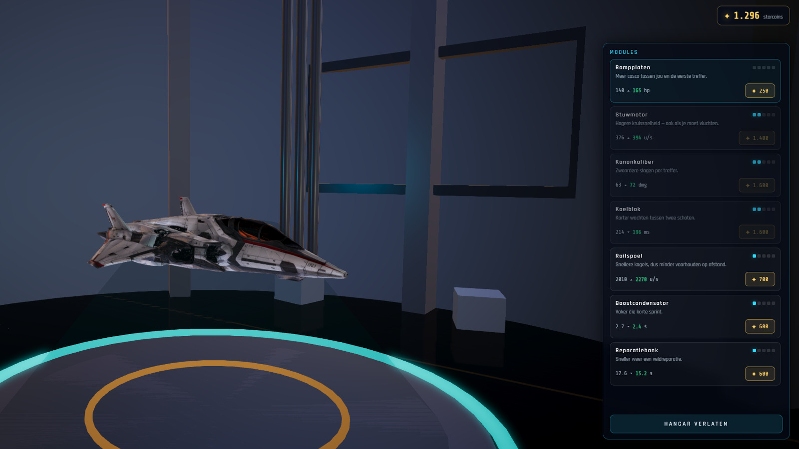 The hangar